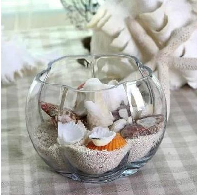 水培花卉盆栽花盆 透明玻璃花瓶 小南瓜花瓶 可养植物 摆饰 包邮