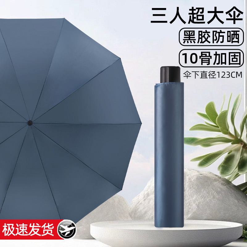天堂伞超大加大号双人抗风暴雨伞防风加固防晒折叠晴雨两用伞男女