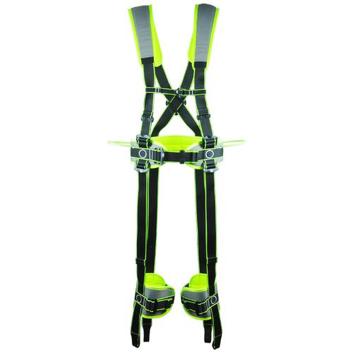 救援五点式全身安全带竖井倒式