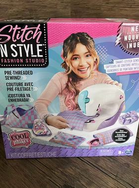 瑞华行酷迷缝纫家多功能缝纫机儿童创意手工编织女孩DIY玩具37560