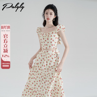 套装 减龄碎花裙休闲时尚 2026新款 小清新上衣半身裙两件套女夏季