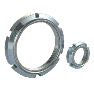 GUK圆螺母尼龙防松止退锁紧M20M35M40M24M36M45M50M55M60自锁螺母