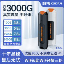 新讯x6随身wifi2025新款手机移动无线wifi官方全国通用网络携带4g上网无限速流量卡车载便携式路由器usb插电