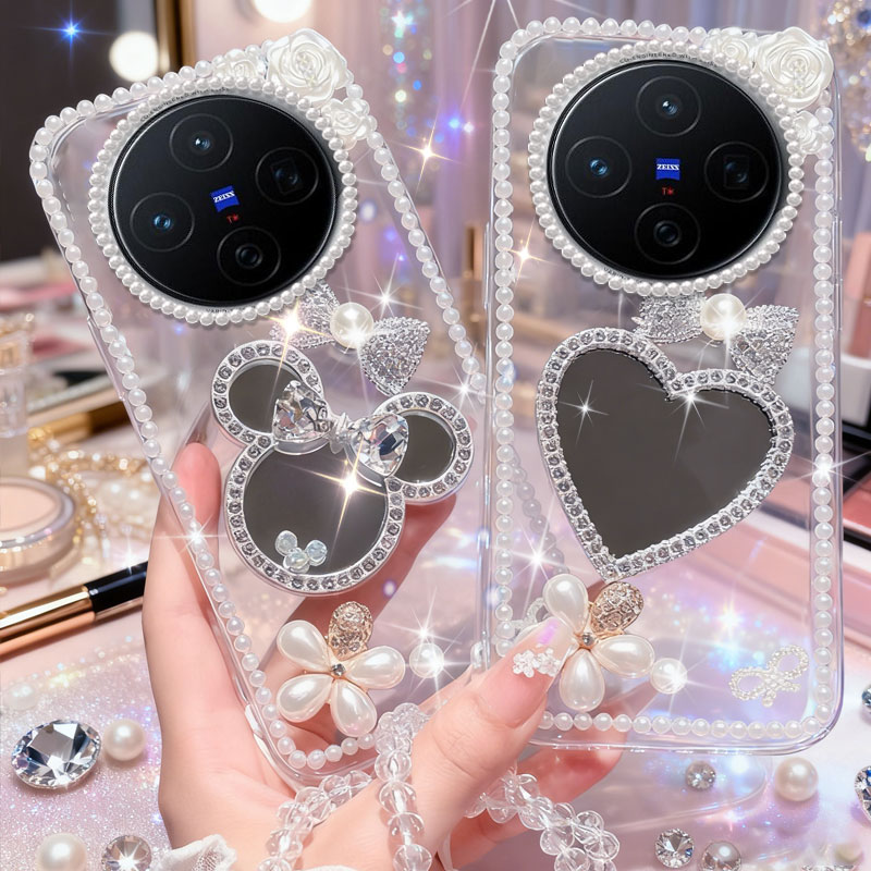 高端奢华镶钻手机壳，不掉钻，不发黄