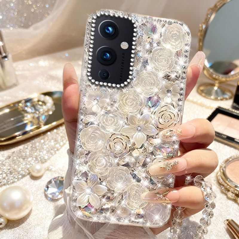 高端奢华镶钻手机壳，不掉钻，不发黄