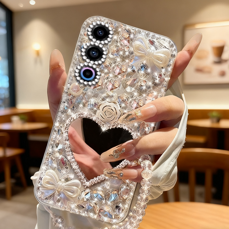 高端奢华镶钻手机壳，不掉钻，不发黄