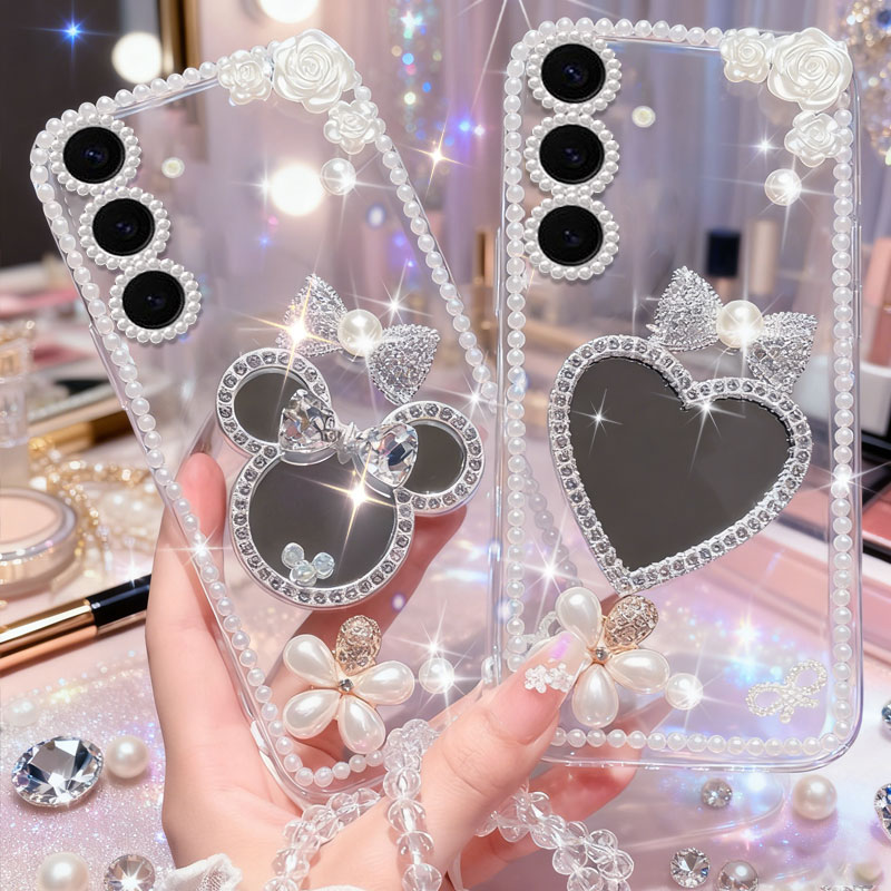 高端奢华镶钻手机壳，不掉钻，不发黄