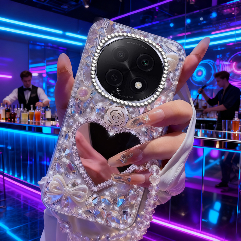 高端奢华镶钻手机壳，不掉钻，不发黄