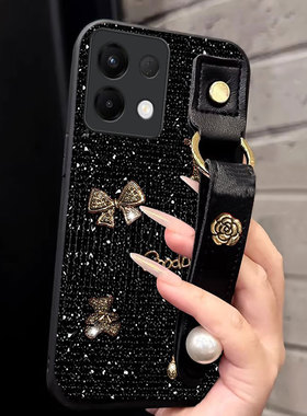 2026马年红色新款腕带适用OPPOK13手机壳秋冬Reno3外壳A2x喜庆K12plus硅胶9带支架K10过年7名媛K13x冬天7网红