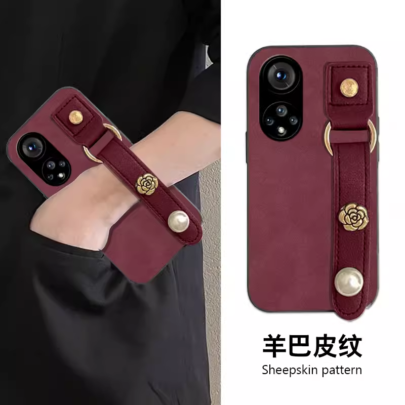 简约高级羊巴皮，复古国潮风，不掉皮