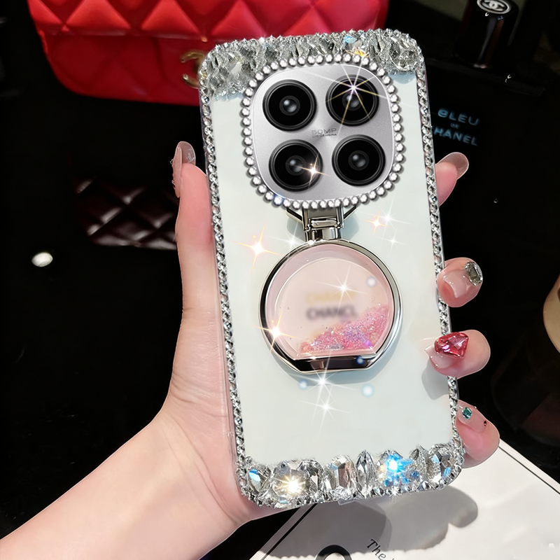 高端奢华镶钻手机壳，不掉钻，不发黄