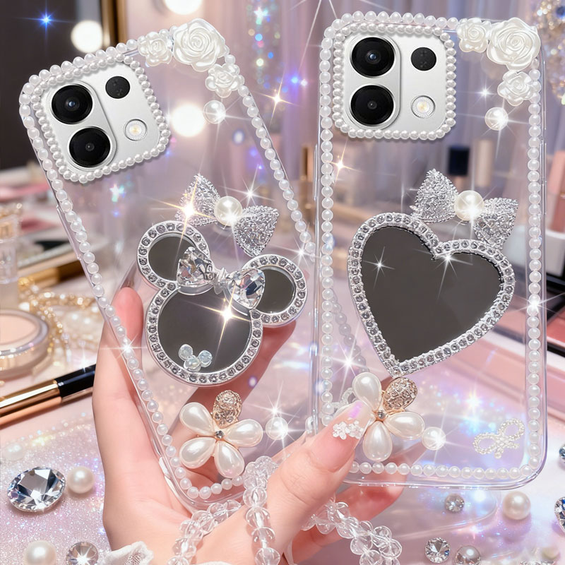 高端奢华镶钻手机壳，不掉钻，不发黄