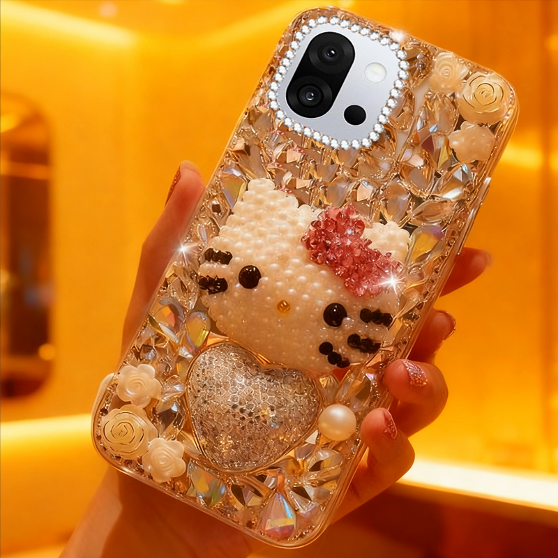 高端奢华镶钻手机壳，不掉钻，不发黄