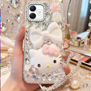 马年卡通镶钻奢华适用荣耀X60i手机壳春节50Z本命年60M防摔X50Pro高级感hi80Pro女款 2026年70z X6水钻50Plus