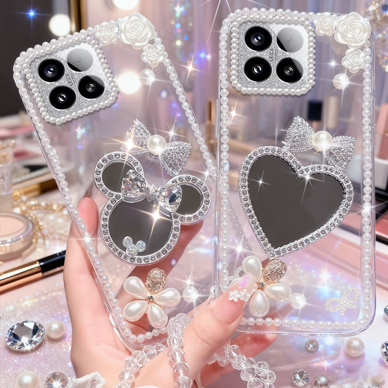 高端奢华镶钻手机壳，不掉钻，不发黄