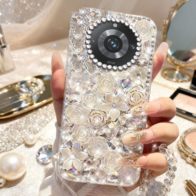 高端奢华镶钻手机壳，不掉钻，不发黄