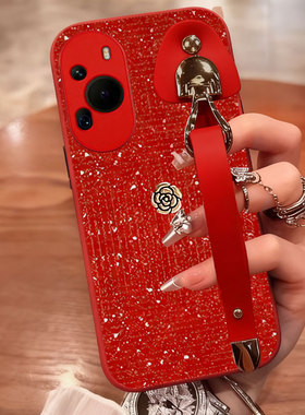 冬天新年本命年适用荣耀200手机壳红色90保护套400喜庆华为nova11Pro新年款20s过年14结婚80GT马年14pro