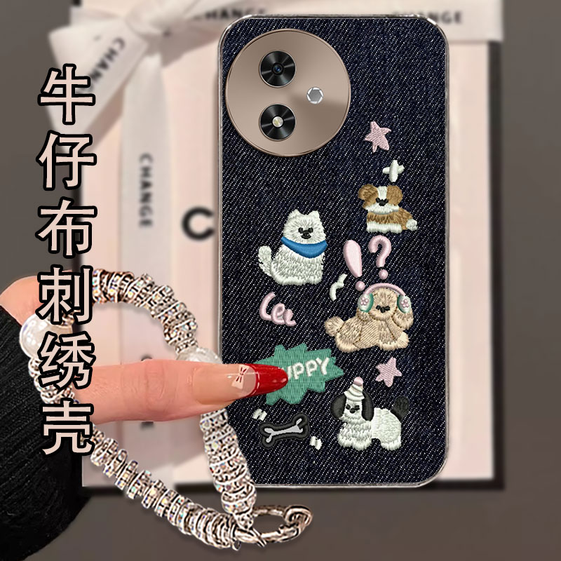 2026秋冬新品布艺牛仔刺绣，不掉色，不脱丝