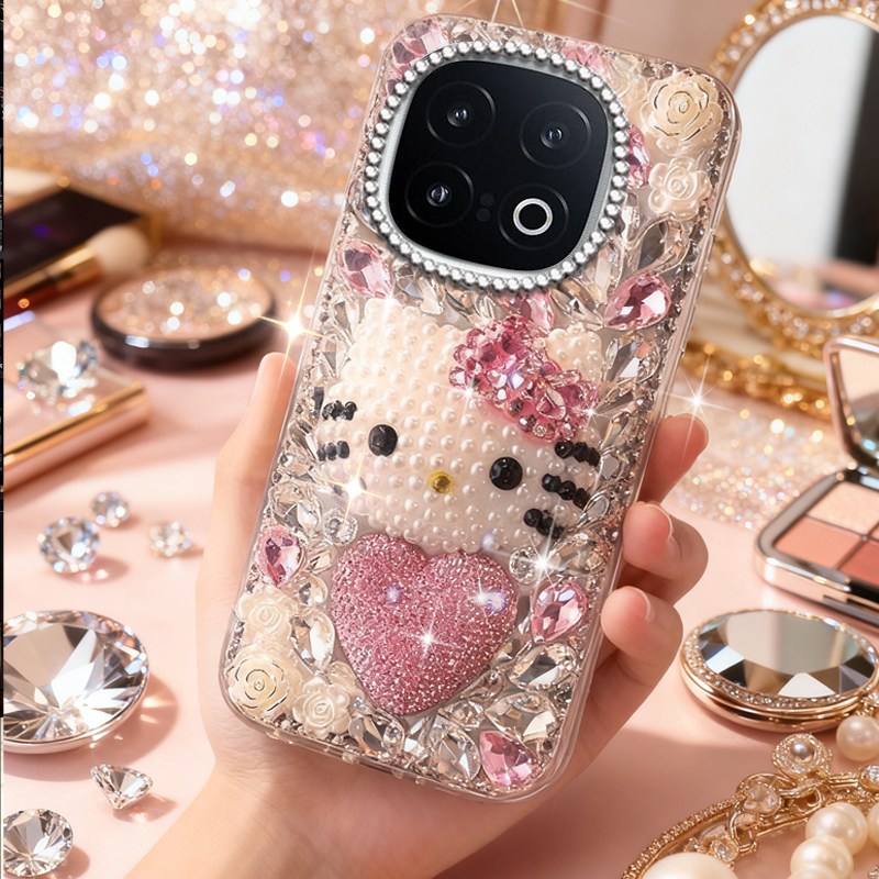 高端奢华镶钻手机壳，不掉钻，不发黄