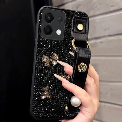 2026马年红色新款腕带适用OPPOK13手机壳秋冬Reno3外壳A2x喜庆K12plus硅胶9带支架K10过年7名媛K13x冬天7网红