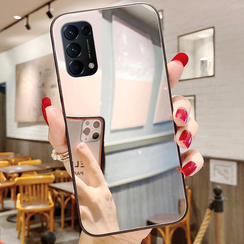 镜子镜面oppo手机壳新款