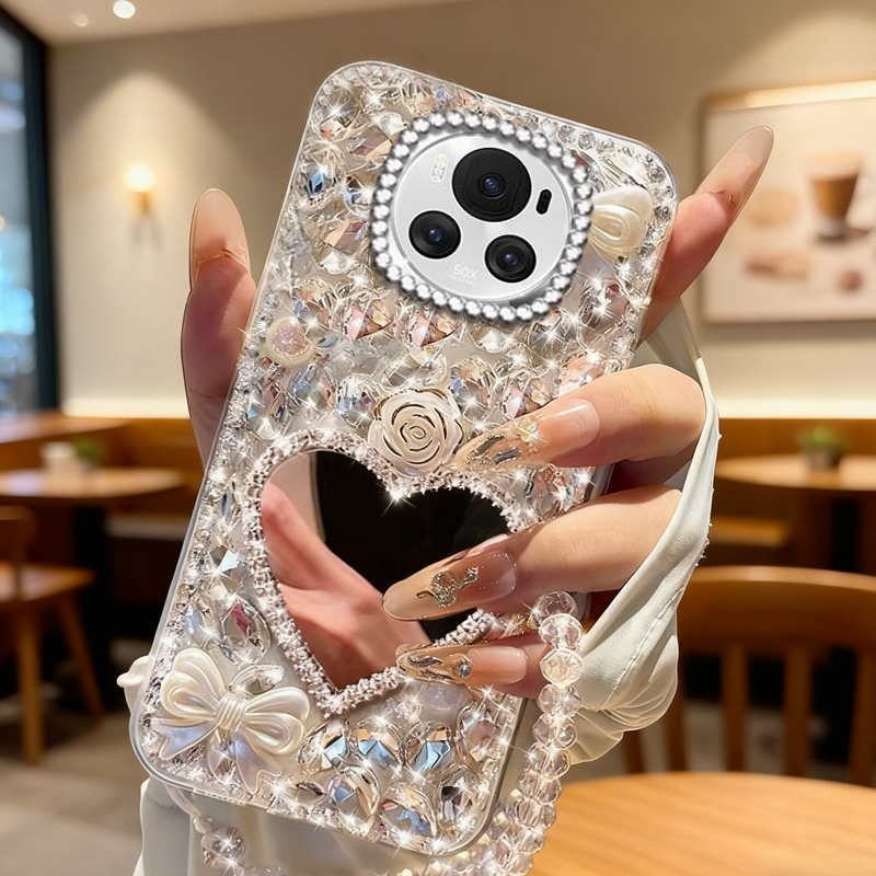 高端奢华镶钻手机壳，不掉钻，不发黄