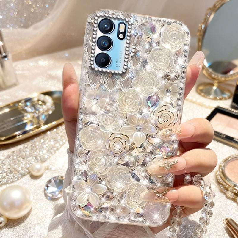 高端奢华镶钻手机壳，不掉钻，不发黄
