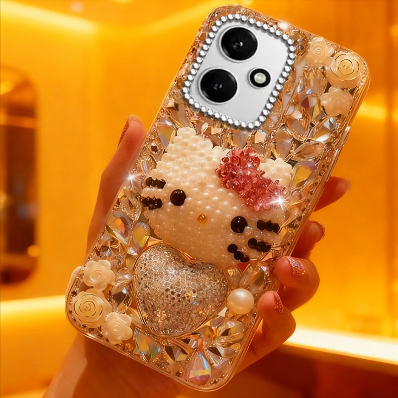 高端奢华镶钻手机壳，不掉钻，不发黄