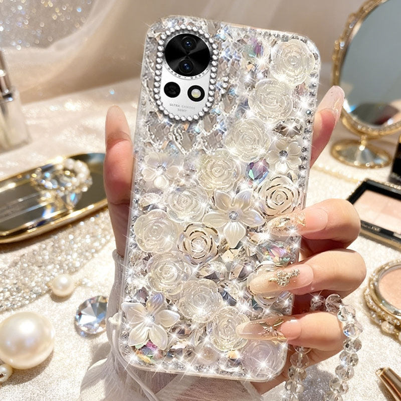高端奢华镶钻手机壳，不掉钻，不发黄