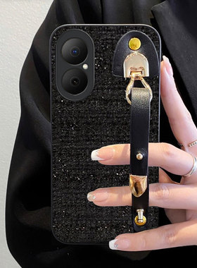 红色喜庆布艺小香风适用华为畅享80手机壳女款荣耀Magic6pro秋冬70pro小众X7冬天8T新款9c毛绒8全包70X防摔3