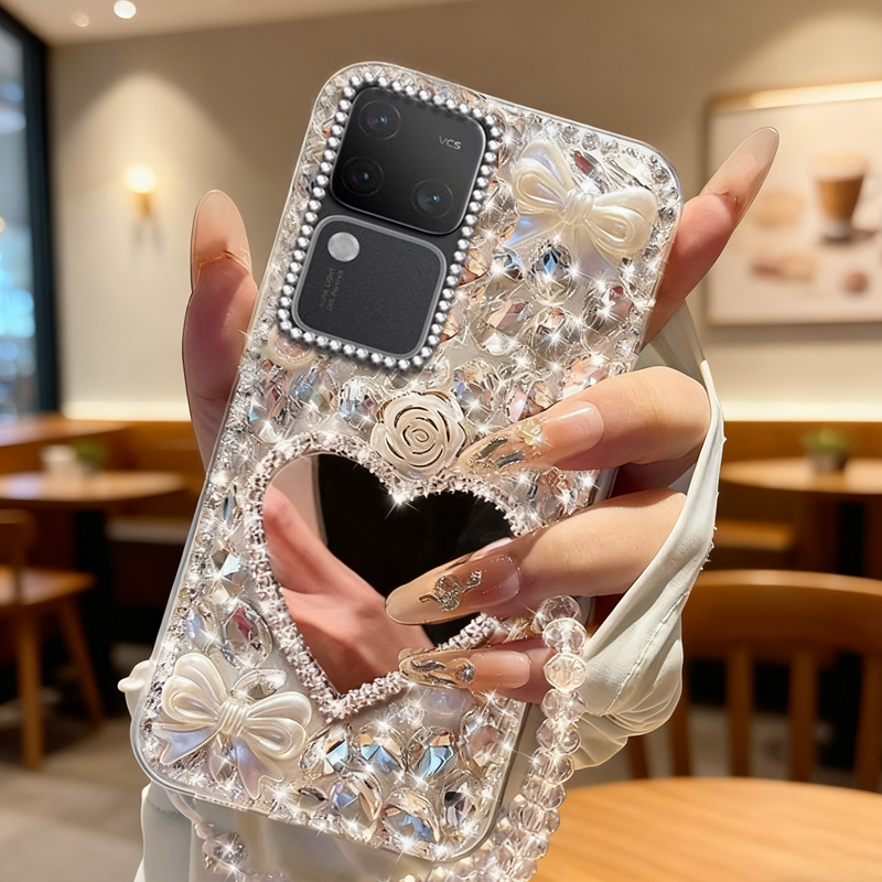 高端奢华镶钻手机壳，不掉钻，不发黄