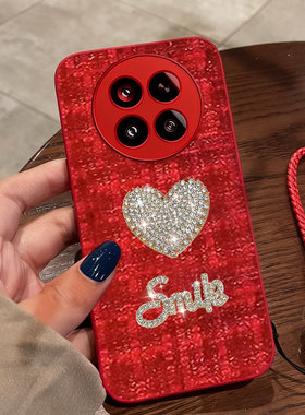 红色本命年布艺小香风适用小米15手机壳过年cc9e结婚8/2026年13x本命年12保护套14春节全包9外壳11秋冬2冬天