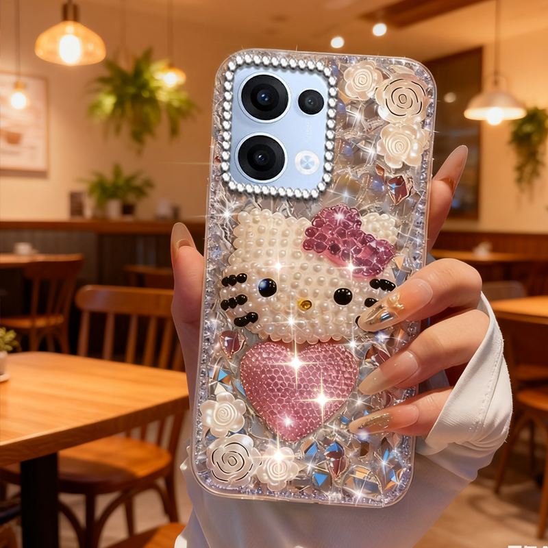 高端奢华镶钻手机壳，不掉钻，不发黄