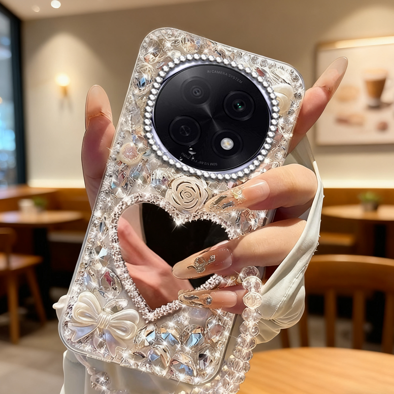 高端奢华镶钻手机壳，不掉钻，不发黄