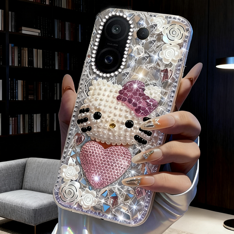 高端奢华镶钻手机壳，不掉钻，不发黄