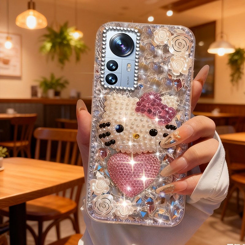 高端奢华镶钻手机壳，不掉钻，不发黄