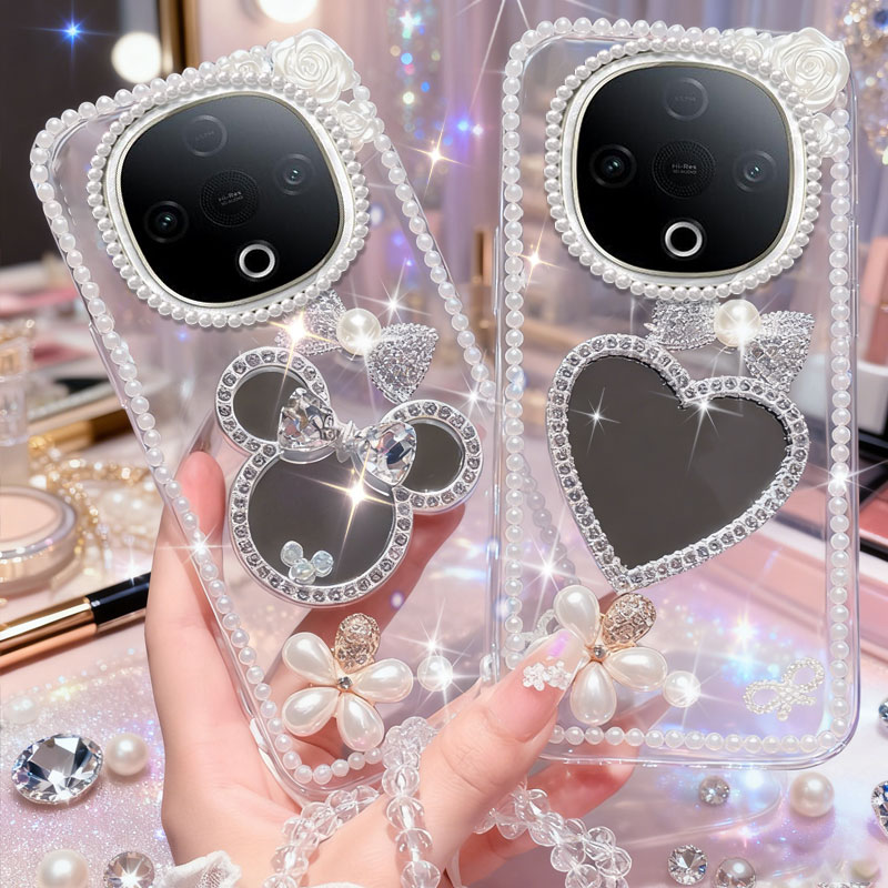 高端奢华镶钻手机壳，不掉钻，不发黄