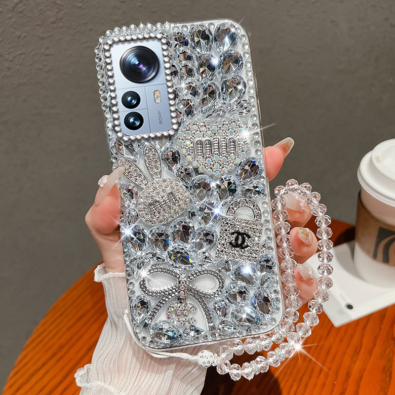 高级满钻水钻适用小米12手机壳小众Note11Pro网红8 青春版保护套12R防摔9se镶钻15外壳turbo4女款10S新品13