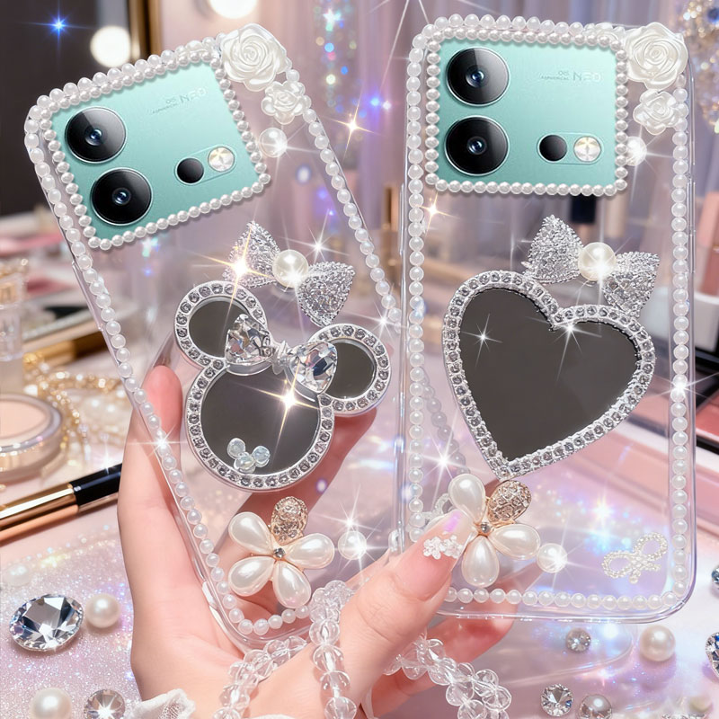 高端奢华镶钻手机壳，不掉钻，不发黄