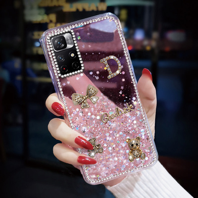 高级感水钻细闪适用redmi红米Note11 5G手机壳透明11T+新款15防摔17T硅胶15/2026年9 新品13 女款13网红14