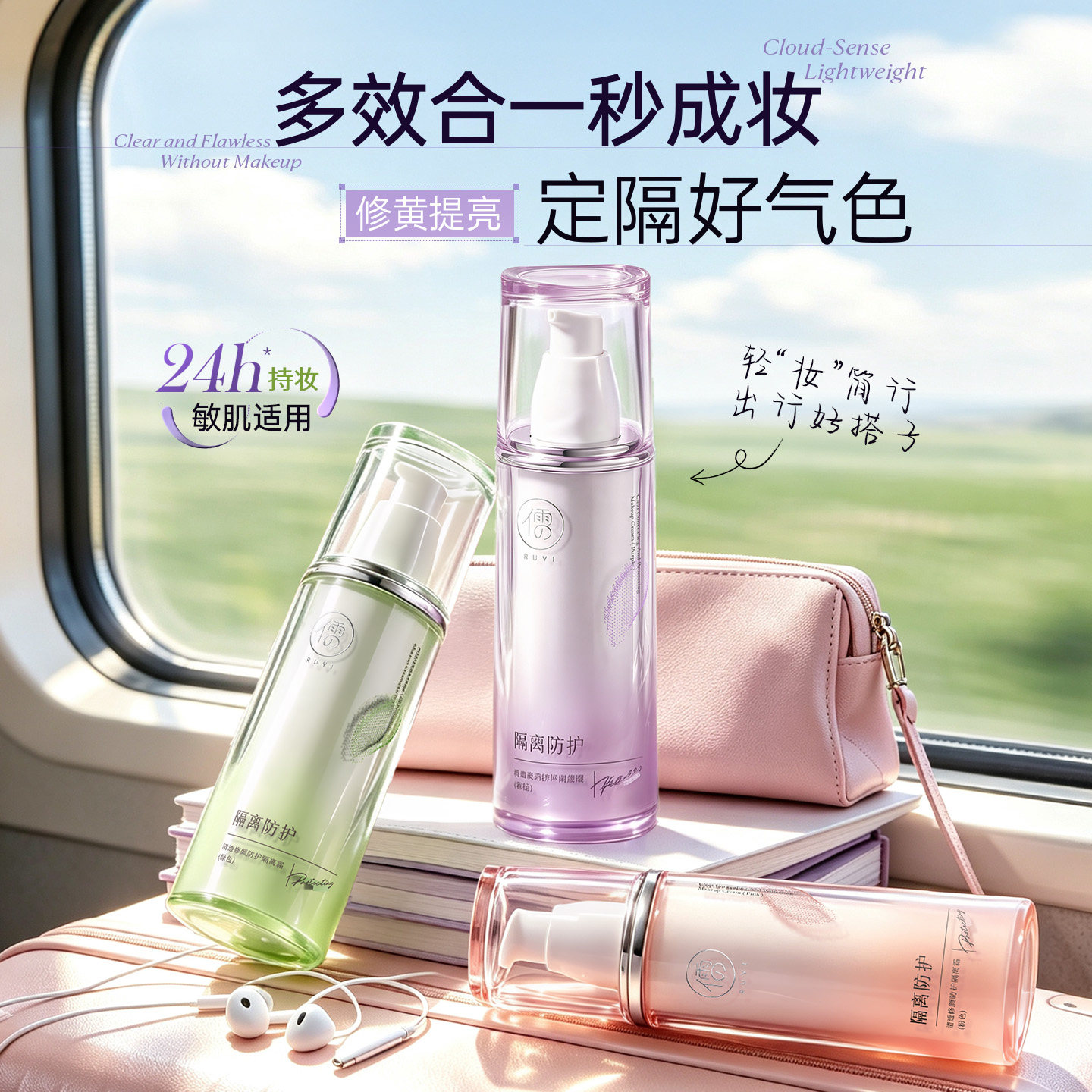 明星化妆师同款｜美白隔离第一名										
