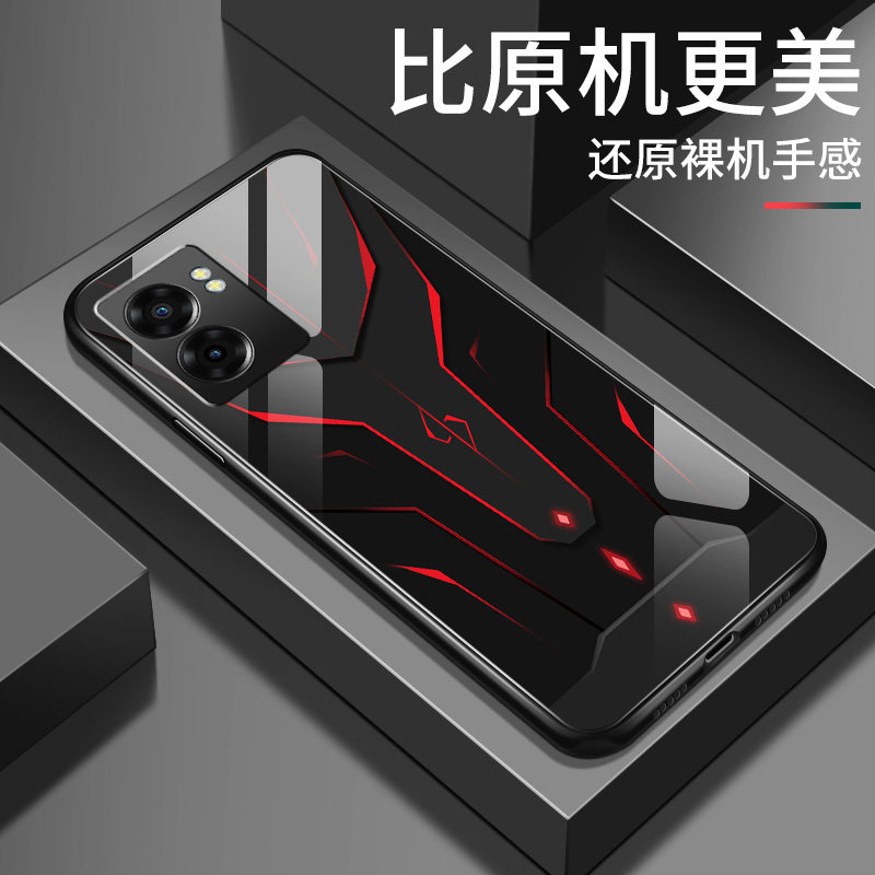 适用oppoa57手机壳a56新款钢化玻璃壳a59高级感a58x硬壳机甲a8软壳硅胶保护套OPPOa8男生女款a58情侣a56s外壳