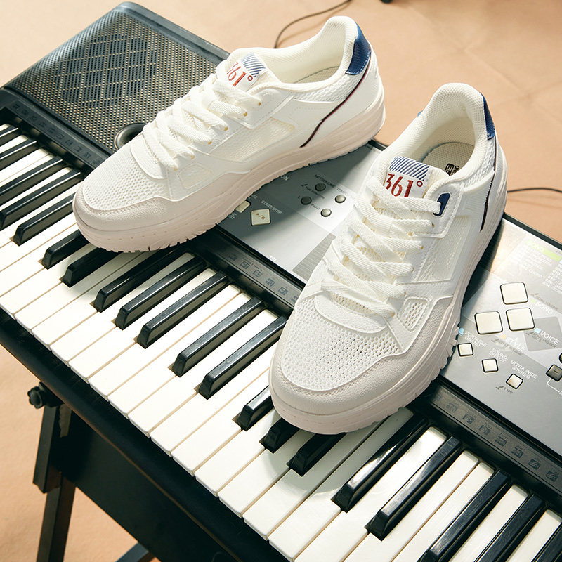 361男鞋夏季透气运动鞋2025新款网面鞋子休闲鞋小白鞋百搭板鞋