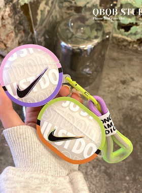 渐变小勾适用华为freebuds4e保护套freebuds3/pro/4i三四代无线蓝牙耳机软壳freebud4i降噪freebudspro透明