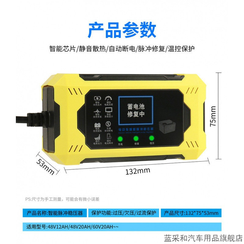 电动车电瓶修复器激活延长电池寿