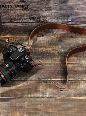 天磊 微单反相机背带索尼佳能a7m4 尼康z9富士相机肩带舒适便捷式户外旅行双面皮质数码相机背带r52