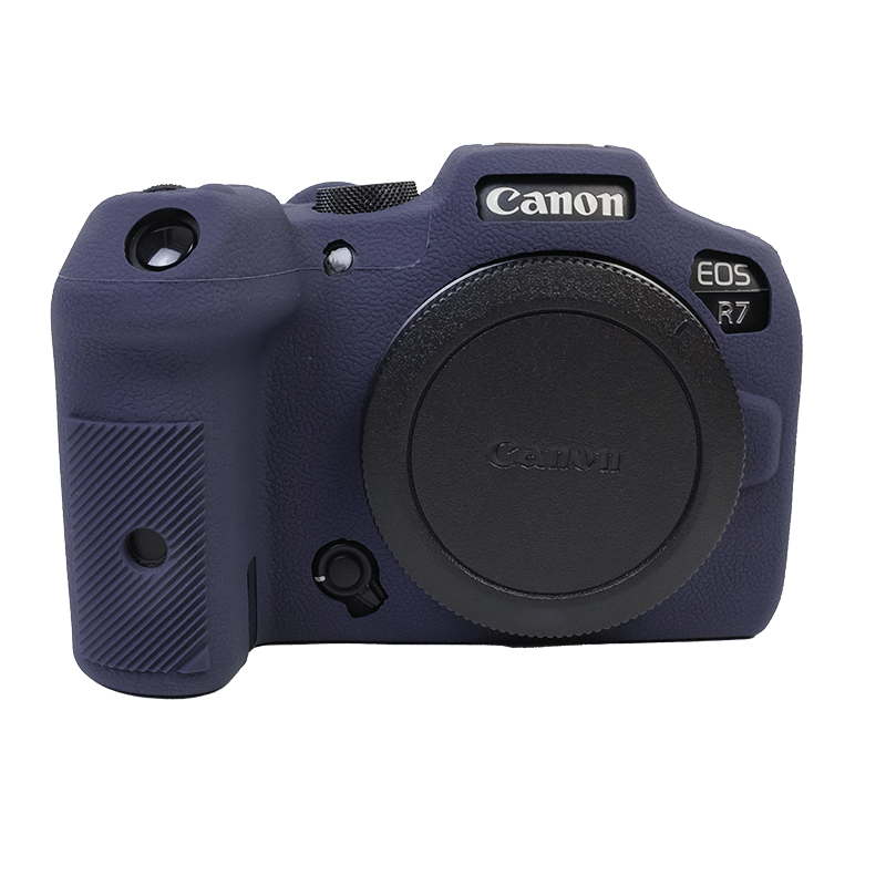 适用佳能保护套EOS R10 R7 R5 R6 2代微单相机包 EOS 90D 60D R5专用硅胶套 EOS R6相机软套防尘便携防摔防撞