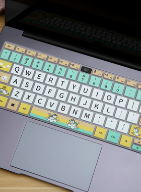 适用华为matebook14键盘膜x电脑pro13保护mate电脑e荣耀d15.6防尘magicbook15可d15爱14s卡通book贴膜12寸13s