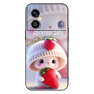 适用于小米redmi红米note11R手机壳redmiNote11r保护套防摔全包软超薄情侣网红男硅胶女直边动漫卡通萌兔定制