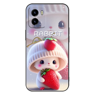 适用vivoiQOOU5X手机壳vivo iqoo爱酷U5X保护套iqooU5x防摔全包软超薄情侣网红男液态硅胶女新款个性萌兔定制